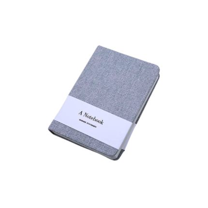 Japanese Minimalist Medium Notebook with Grid – Grey (18.5 × 13.5 cm)