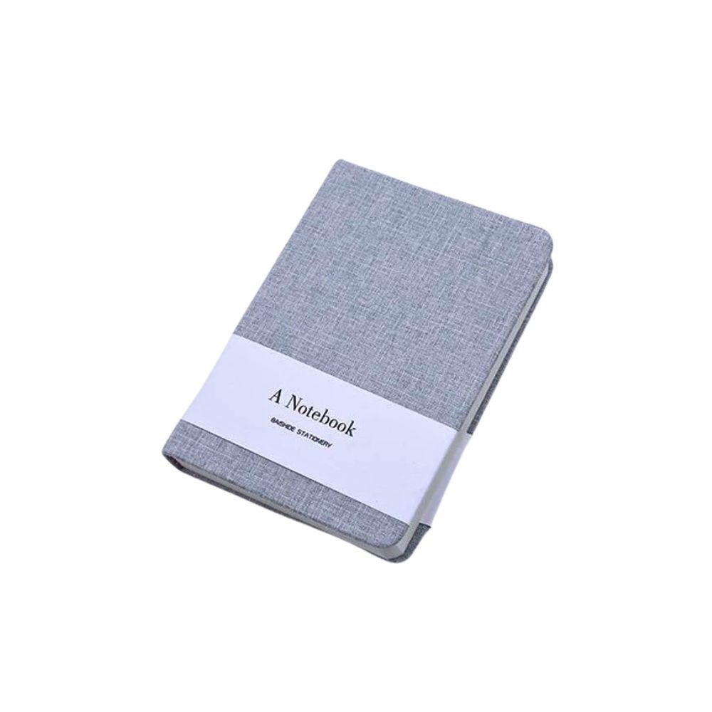 NOI (41) Japanese Minimalist Small Notebook with Grid – Grey (14.8 × 10.5 cm) - Image 1