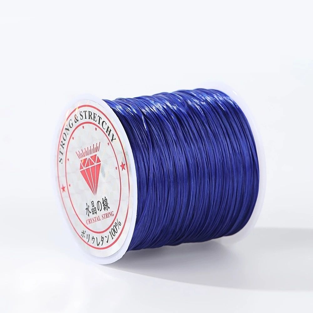 NOI (67) Elastic Crystal Beading String – Dark Blue - Image 1